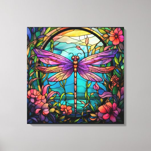 Dragonfly Canvas Kunst (Voorkant)