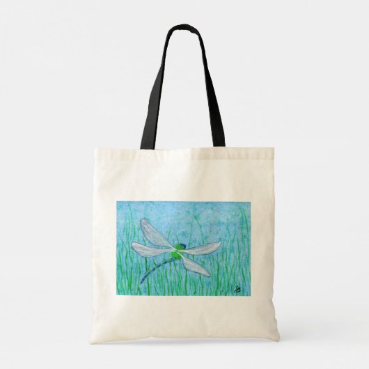 Dragonfly-Canvas tas (Achterkant)