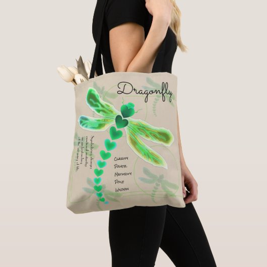 Dragonfly | Canvas tas Khaki (Dichtbij)