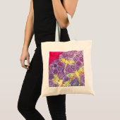 Dragonfly-Canvas tas: Oorspronkelijke zijdeschilde Tote Bag (Voorkant (product))