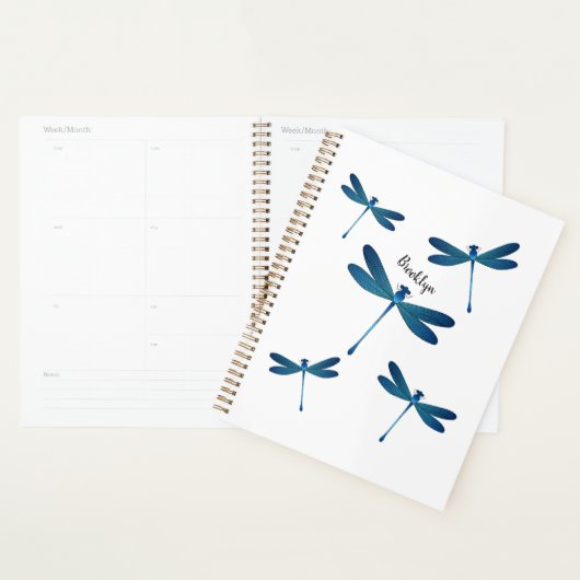 Dragonfly cartoon illustration  planner (Display)