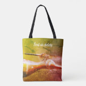 Dragonfly Co Pilot Insect Art gepersonaliseerd Tote Bag (Achterkant)