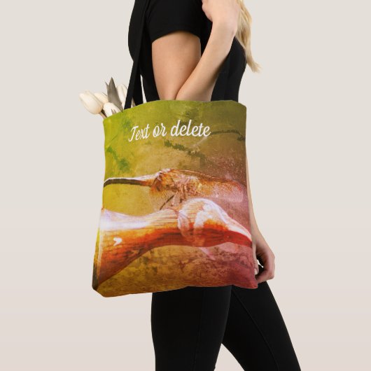 Dragonfly Co Pilot Insect Art gepersonaliseerd Tote Bag (Dichtbij)