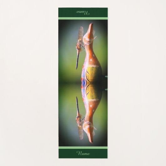 Dragonfly Co Pilot Insect Personalized Yogamat (Voorkant)