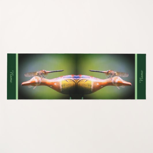 Dragonfly Co Pilot Insect Personalized Yogamat (Voorkant (horizontaal))