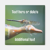 Dragonfly Co Pilot Nature Personalized Magneet (Voorkant)