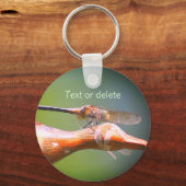 Dragonfly Co Pilot Natuur, gepersonaliseerd Sleutelhanger (Voorkant)