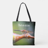 Dragonfly Co Pilot Natuur, gepersonaliseerd Tote Bag (Achterkant)