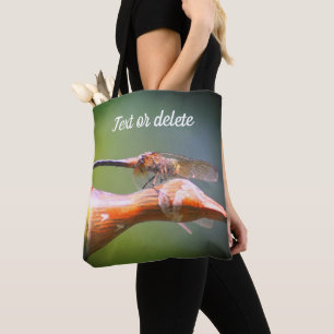 Dragonfly Co Pilot Natuur, gepersonaliseerd Tote Bag
