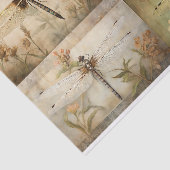 Dragonfly Collage 1 Decoupage Papier (Detail)