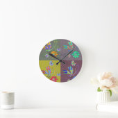 Dragonfly Collage Ronde Klok (Huis)