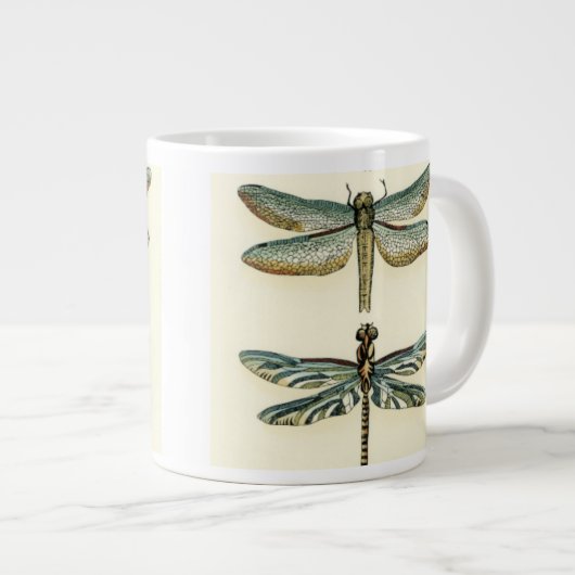 Dragonfly-Collectie door Chariklia Zarris Grote Koffiekop (Voorkant rechts)