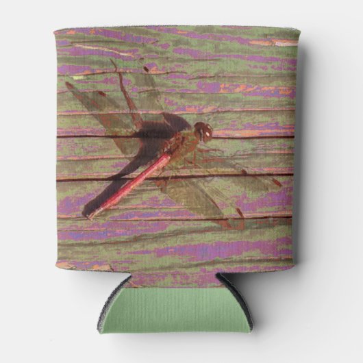 Dragonfly Colorful Blikjeskoeler (Voorkant)