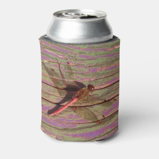 Dragonfly Colorful Blikjeskoeler (Blikje Achterkant)