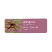 Dragonfly Colorful Etiket (Voorkant)
