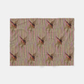 Dragonfly Colorful Fleece Deken (Voorkant (Horizontaal))