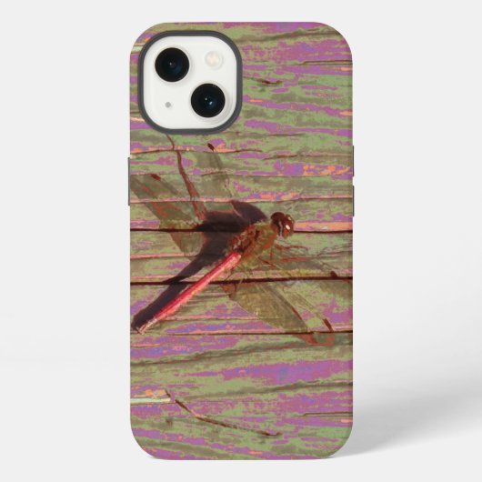 Dragonfly Colorful iPhone Hoesje (Achterkant)