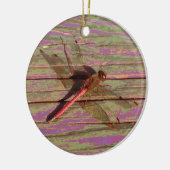 Dragonfly Colorful Keramisch Ornament (Links)
