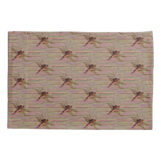 Dragonfly Colorful Kussensloop (Achterkant)