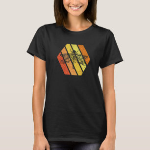 Dragonfly Colorful Mandala Retro Sunset Om T-shirt