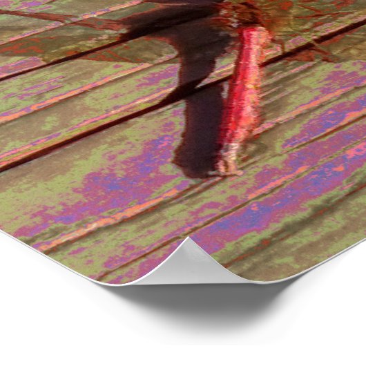 Dragonfly Colorful Poster (Hoek)