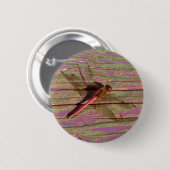 Dragonfly Colorful Ronde Button 5,7 Cm (Voorkant /achterkant)