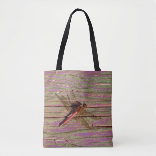 Dragonfly Colorful Tote Bag (Voorkant)