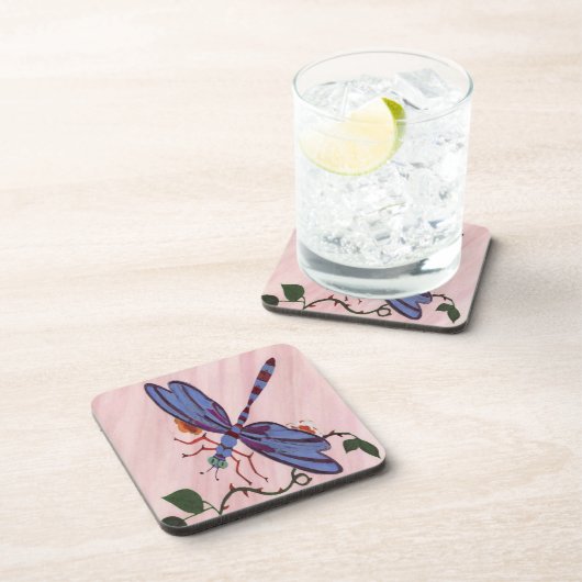 Dragonfly Cork Onderzetter (Rechterzijde)