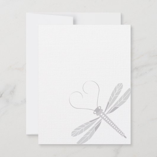 Dragonfly Correspondentiekaarten Kaart (Achterkant)