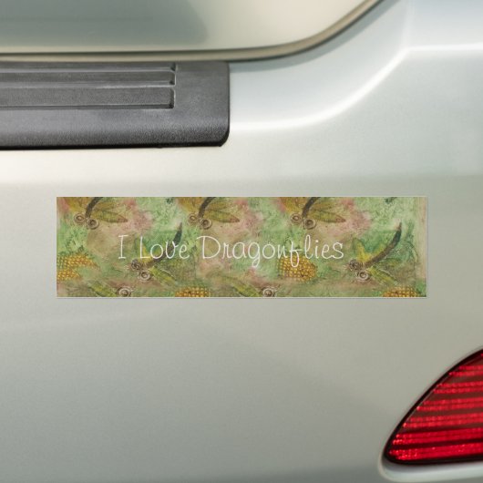 Dragonfly Cotton Snoep Bumpersticker (Op auto)