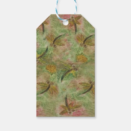 Dragonfly Cotton Snoep Cadeaulabel (Voorkant)