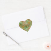 Dragonfly Cotton Snoep Hart Sticker (Envelop)