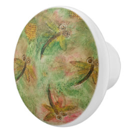 Dragonfly Cotton Snoep Keramische Knop