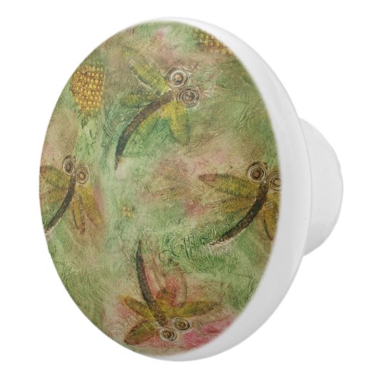 Dragonfly Cotton Snoep Keramische Knop (Rechts)