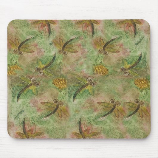 Dragonfly Cotton Snoep Muismat (Voorkant)