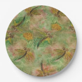 Dragonfly Cotton Snoep Papieren Bordje (Voorkant)