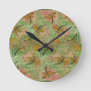 Dragonfly Cotton Snoep Ronde Klok