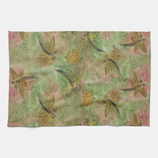 Dragonfly Cotton Snoep Theedoek (Horizontaal)