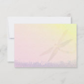 Dragonfly Country Wedding RSVP (Achterkant)