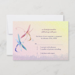 Dragonfly Country Wedding RSVP