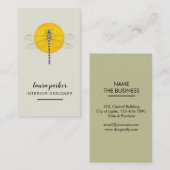 Dragonfly Creative Designer Natuur Consultancy Visitekaartje (Voorkant / Achterkant)