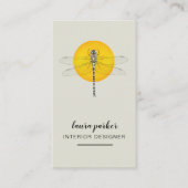 Dragonfly Creative Designer Natuur Consultancy Visitekaartje (Voorkant)