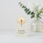 Dragonfly Creative Designer Natuur Green Visitekaartje (Staand voorkant)