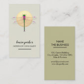 Dragonfly Creative Designer Natuur Green Visitekaartje (Voorkant / Achterkant)