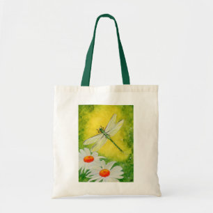 Dragonfly Daises Bag Tote Bag