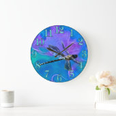 Dragonfly Damsel Fly Insect-liefhebbers Gift-reeks Grote Klok (Huis)