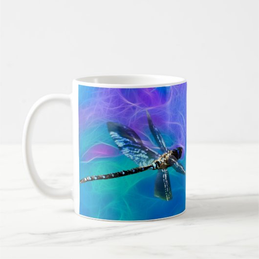 Dragonfly Damsel Fly Insect-liefhebbers Gift-reeks Koffiemok (Links)