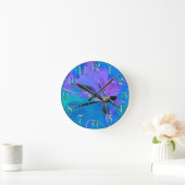 Dragonfly Damsel Fly Insect-liefhebbers Gift-reeks Ronde Klok (Huis)