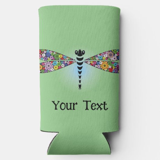 Dragonfly Damselfly Seltzer Koelbox Seltzer Blikjeskoeler (Achterkant)