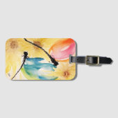 Dragonfly Dance Acrylisch Bagagelabel (Voorkant (horizontaal))